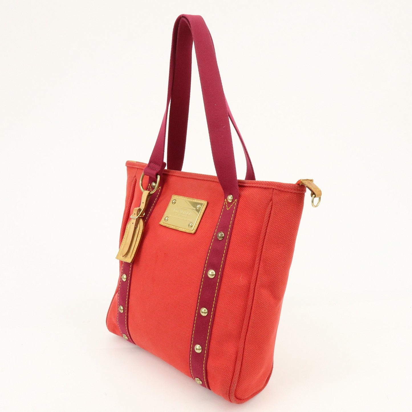 Louis Vuitton Antigua Cabas MM Tote Bag Hand Bag Rouge M40034【Pre-order】