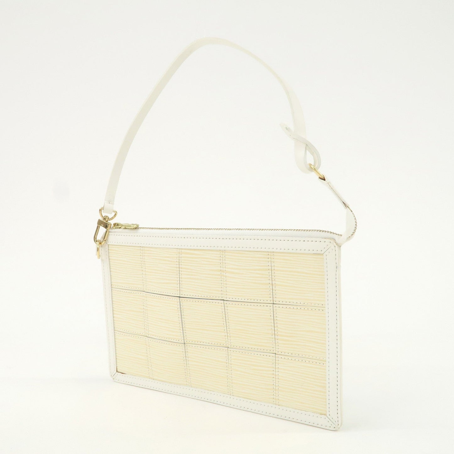 Louis Vuitton Epi Stretch Delmonico Hand Bag Purse Ivory【Pre-order】