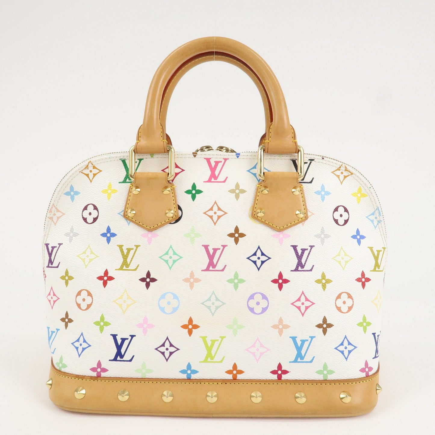 Louis Vuitton Monogram Multicolor Alma Hand Bag Blanc M92647【Pre-order】