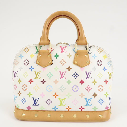 Louis Vuitton Monogram Multicolor Alma Hand Bag Blanc M92647【Pre-order】