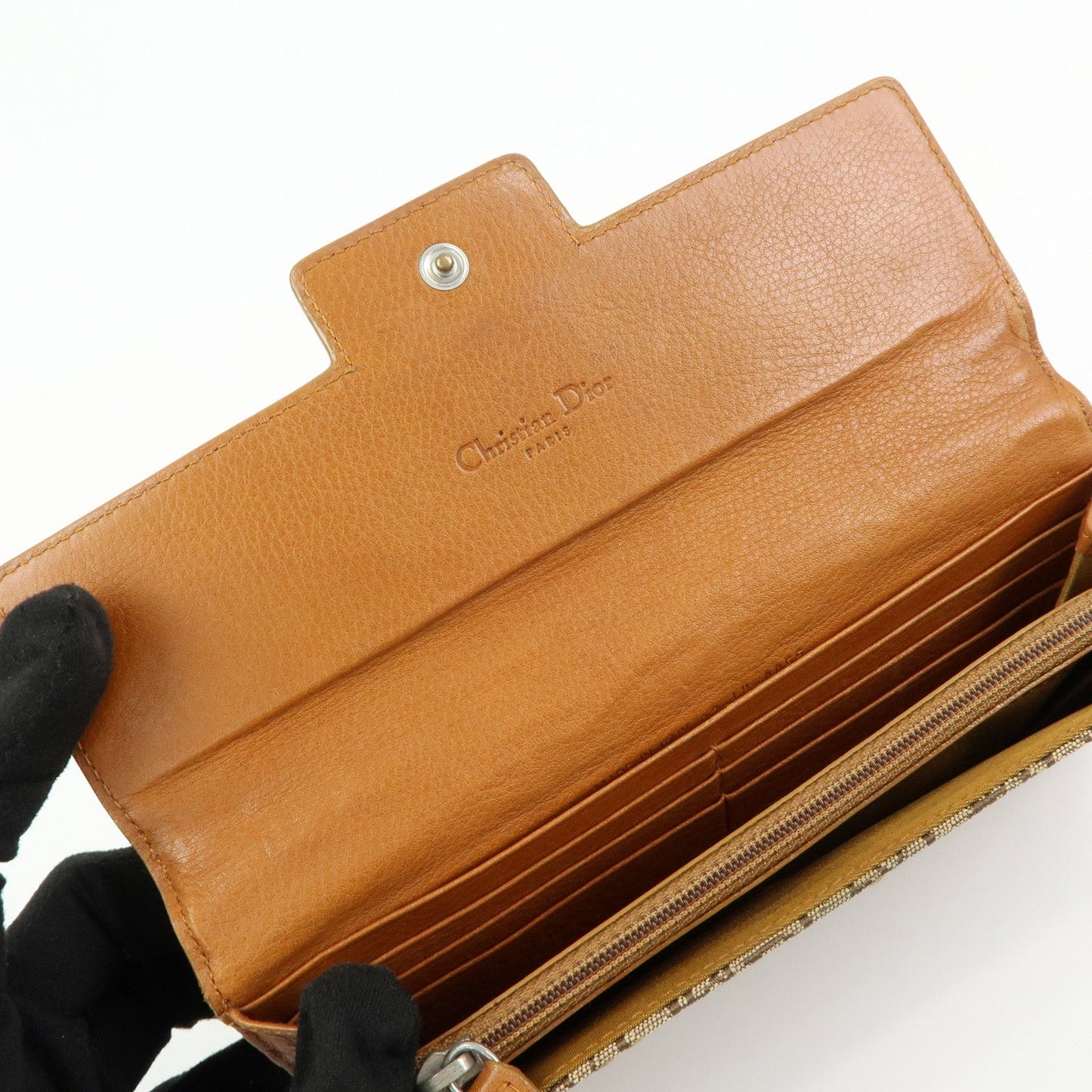 Christian Dior Trotter Street Chic Canvas Leather Long Wallet【Pre-order】