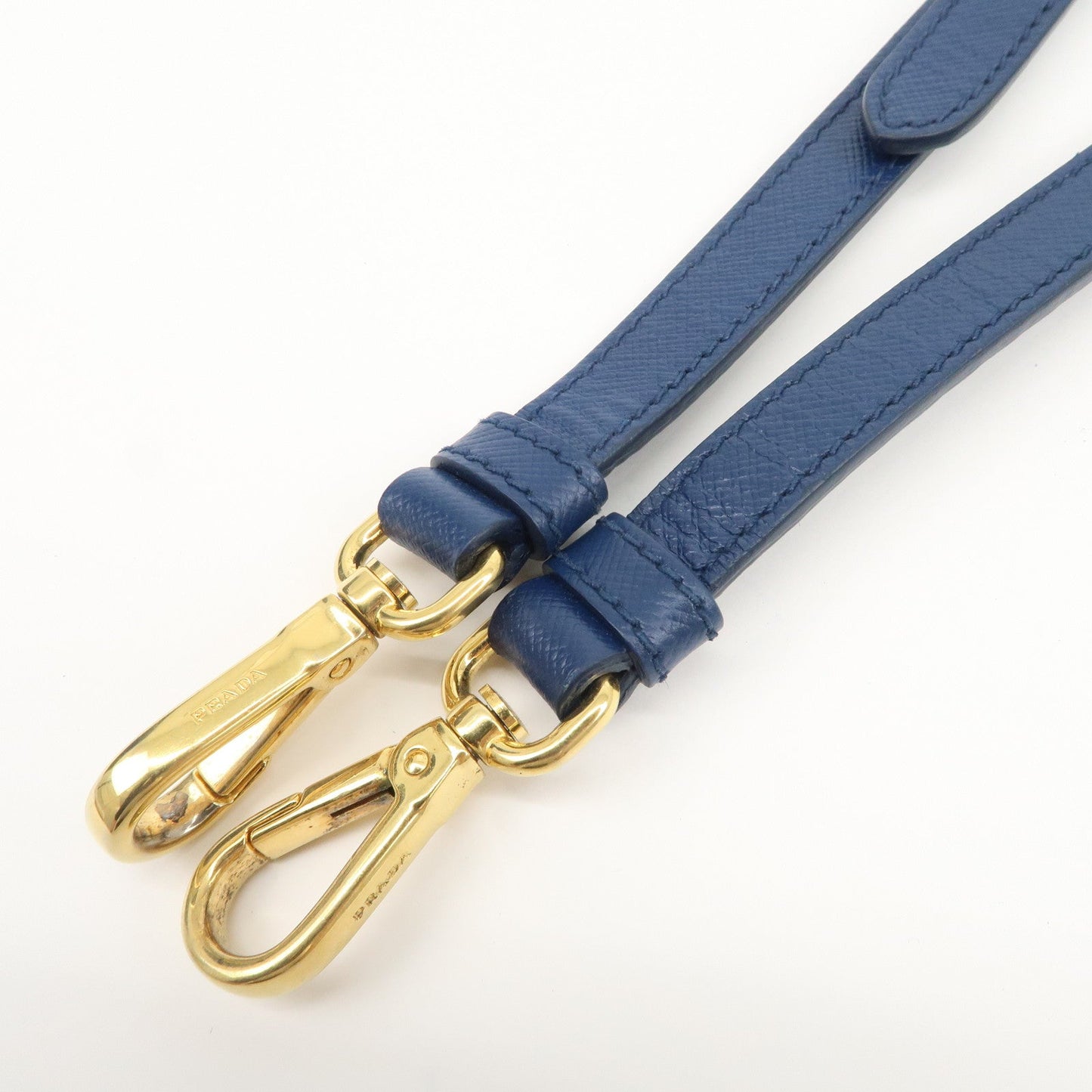 Prada Triangle Logo Saffiano Leather 2Way Bag Shoulder Bag Blue【Pre-order】