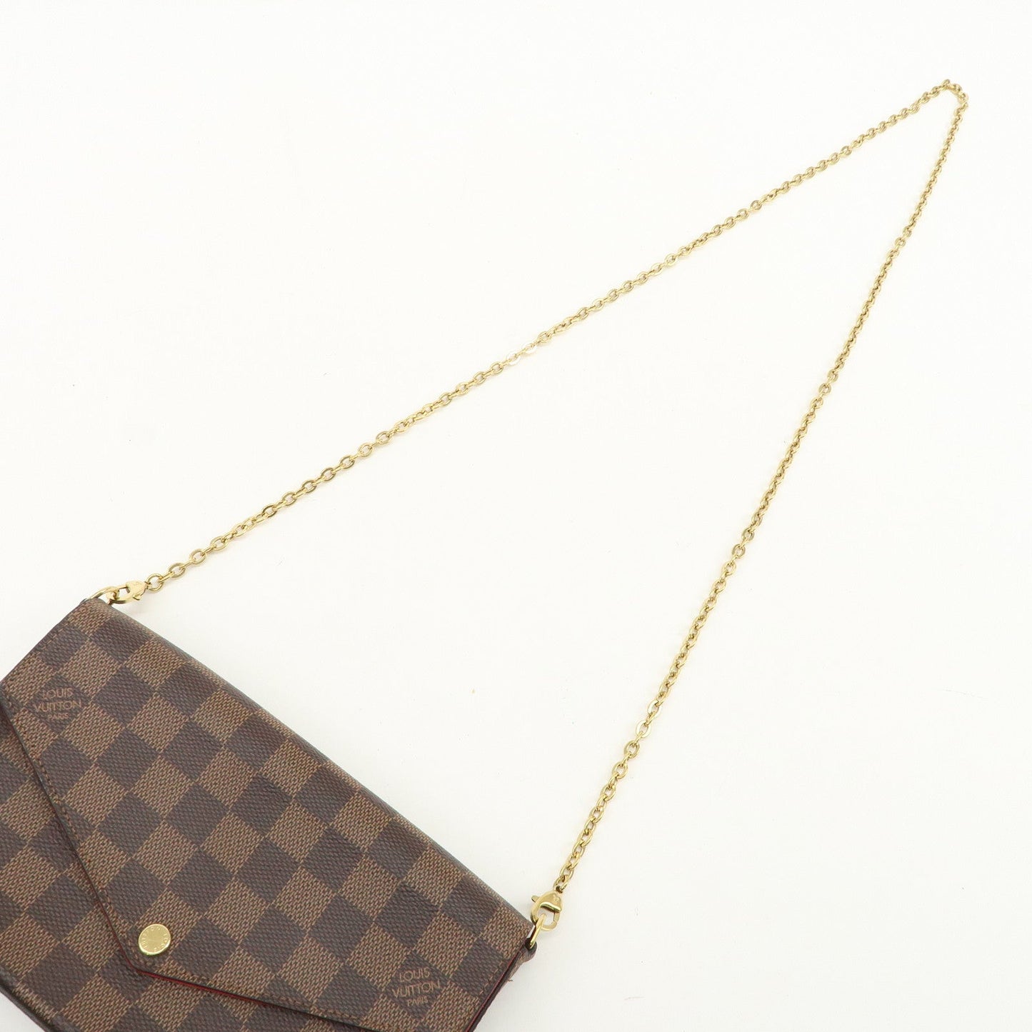 Louis Vuitton Damier Pochette Felicie Shoulder Bag Brown M63032【Pre-order】