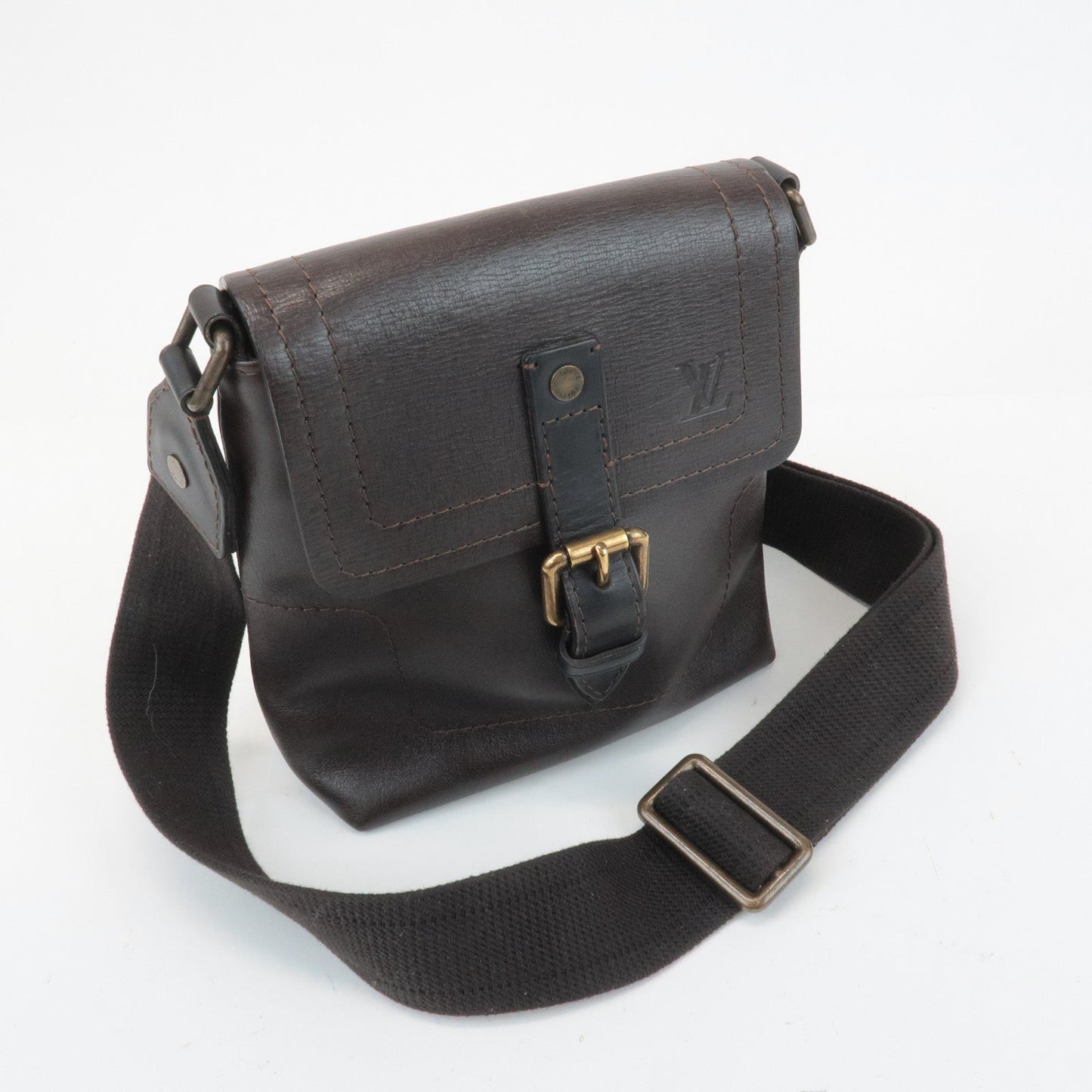 Louis Vuitton Utah Calf Leather Shoulder Bag Crossbody Bag Cafe M92995【Pre-order】