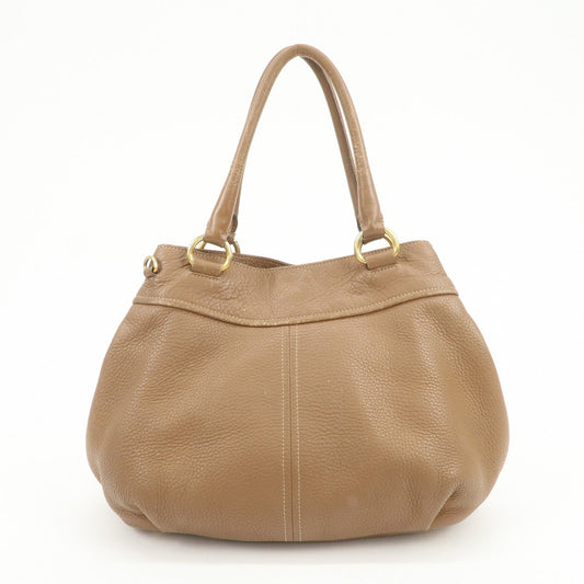 Prada Calf Leather 2Way Bag Hand Bag Shoulder Bag Brown【Pre-order】