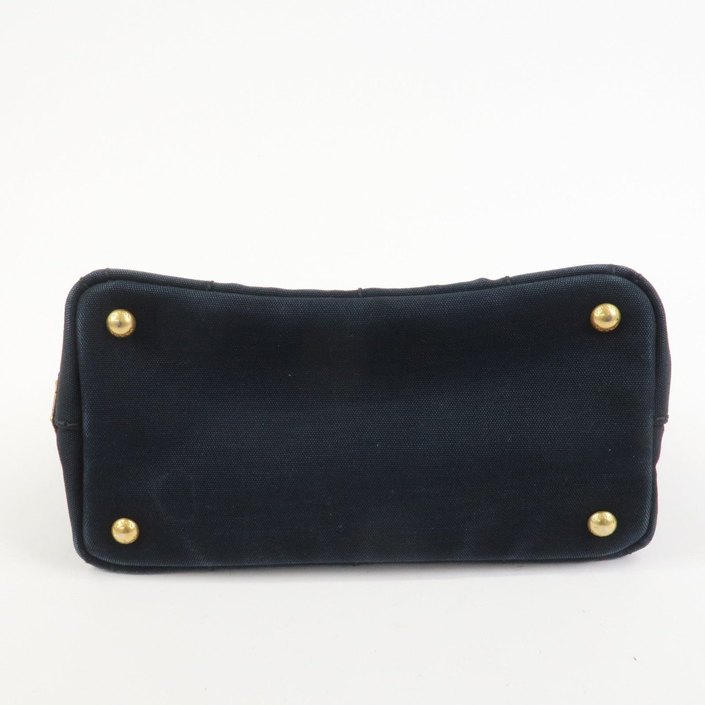 Prada Canapa Mini Triangle Logo Canvas 2Way Hand Bag Black 1BG439【Pre-order】