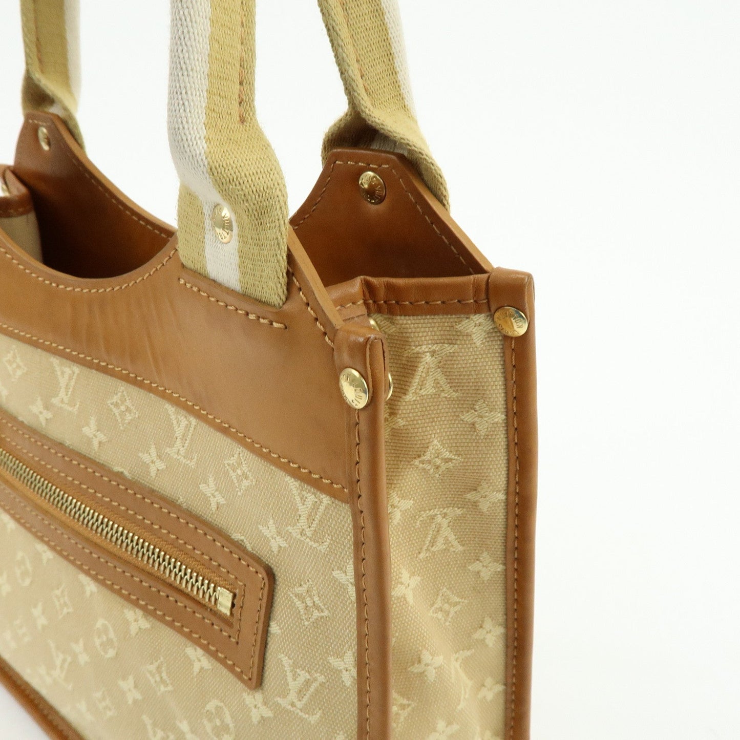 Louis Vuitton Monogram Mini Sac Catherine Hand Bag Beige M92328【Pre-order】