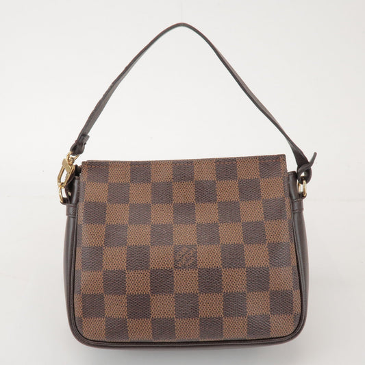 Louis Vuitton Damier Trousse Makeup Accessory Pouch Brown N51982【Pre-order】