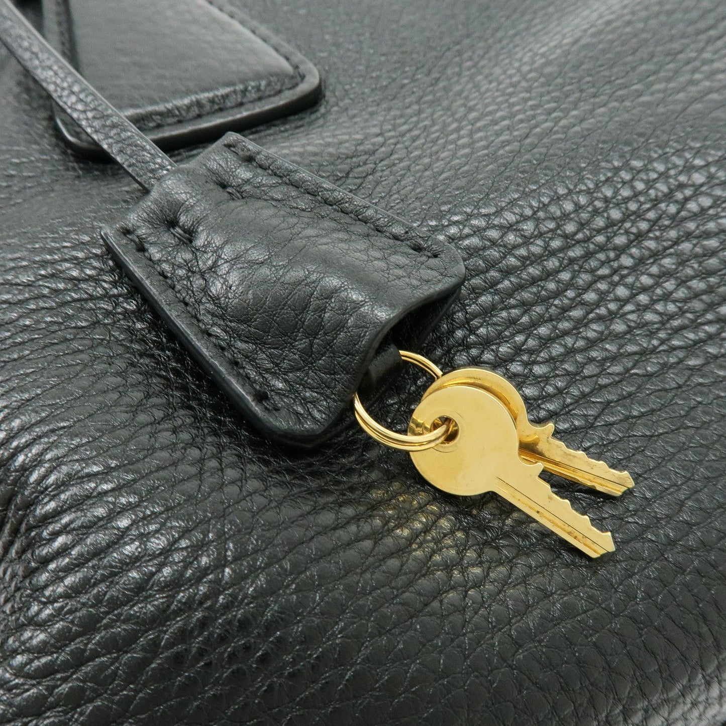 Prada Vitello Daino Leather Shoulder Bag Hand Bag Black B3091M【Pre-order】