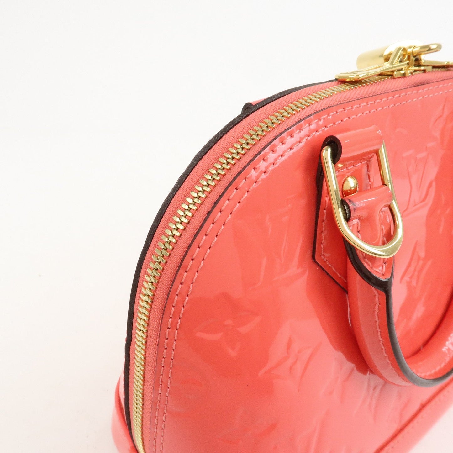 Louis Vuitton Monogram Vernis Alma BB 2Way Bag Hand Bag Rose Rich M90259【Pre-order】