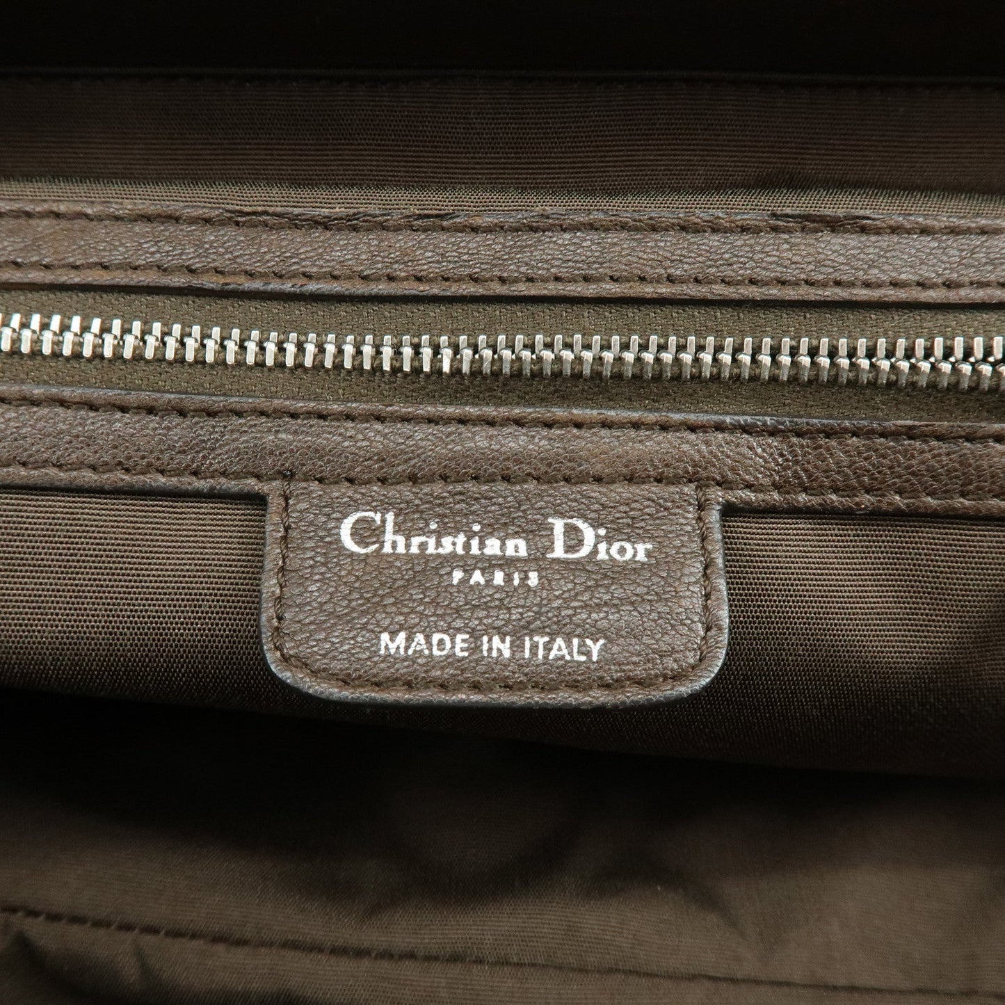 Christian Dior Embossed Gathered Leather Boston Bag Hand Bag【Pre-order】