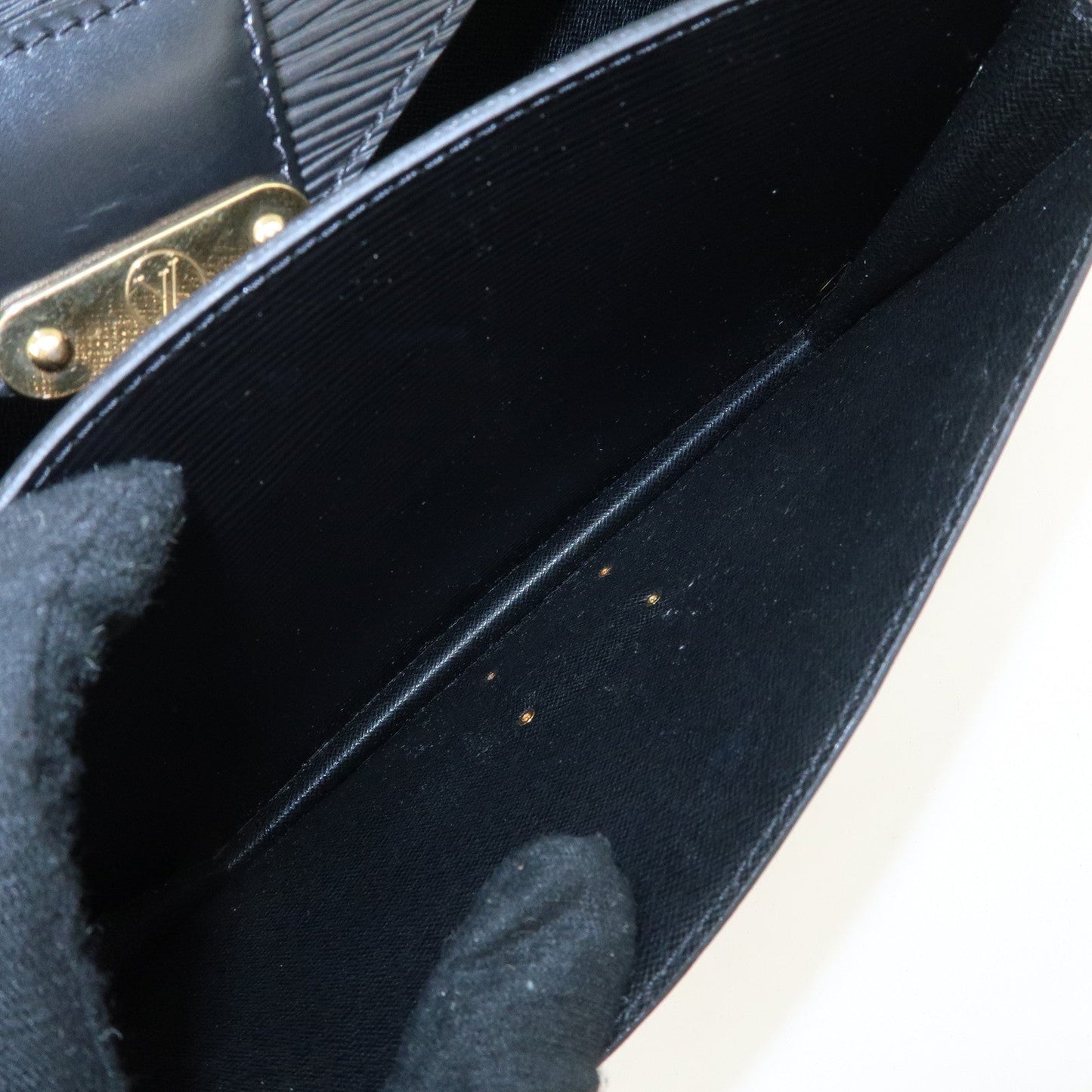 Louis Vuitton Epi Monseau 2Way Shoulder Bag Hand Bag Black M52122【Pre-order】