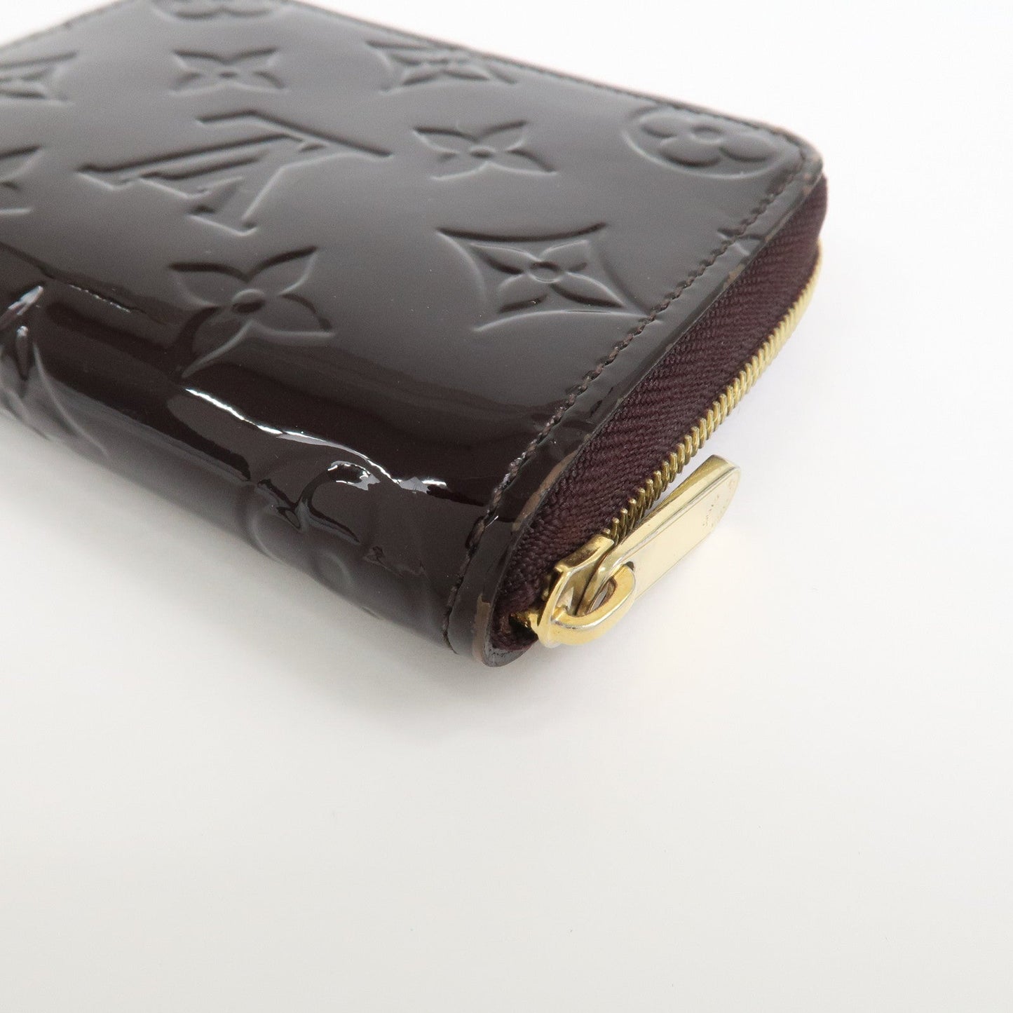Louis Vuitton Monogram Vernis Zippy Coin Purse Amarante M93607【Pre-order】