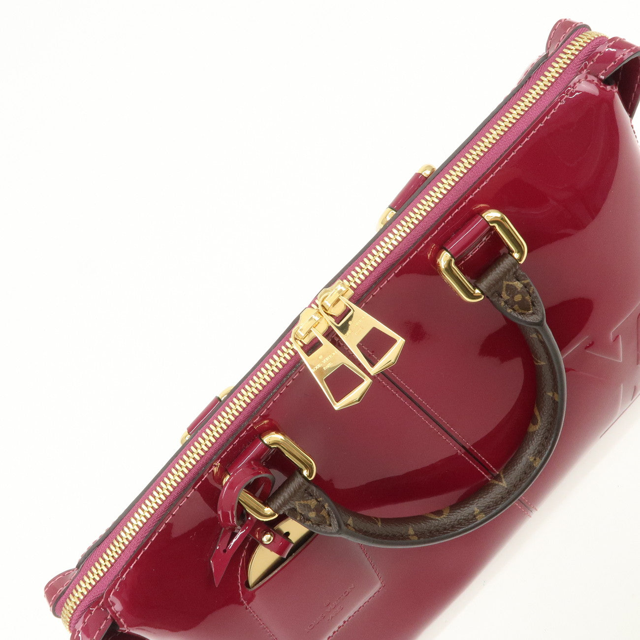 Louis Vuitton Vernis Monogram Tote Miroir 2Way Bag Magenta M54640【Pre-order】