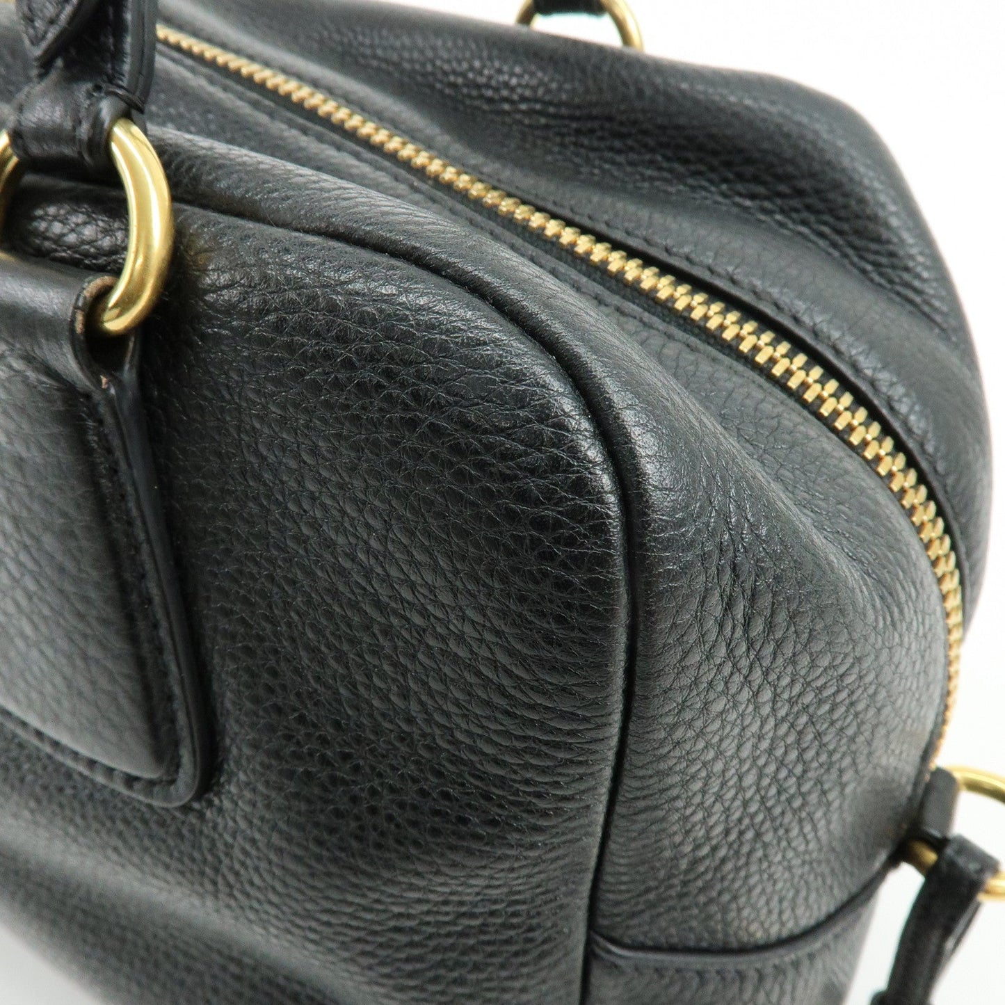 Prada Vitello Daino Leather Shoulder Bag Hand Bag Black B3091M【Pre-order】
