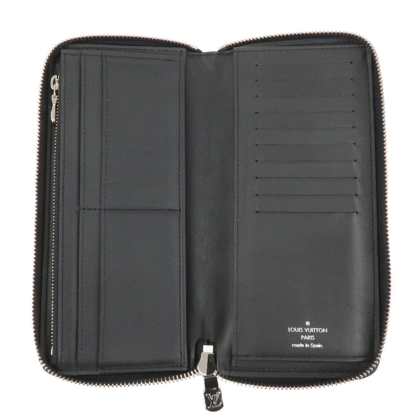 Louis Vuitton Torillon Leather Vertical Zippy Wallet Black M68228【Pre-order】