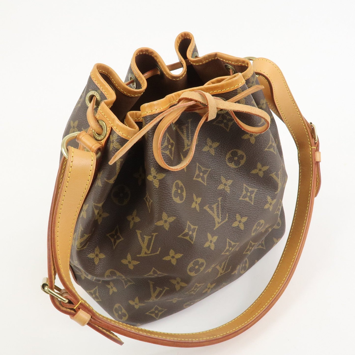 Louis Vuitton Monogram Petit Noe Shoulder Bag Brown M42226【Pre-order】