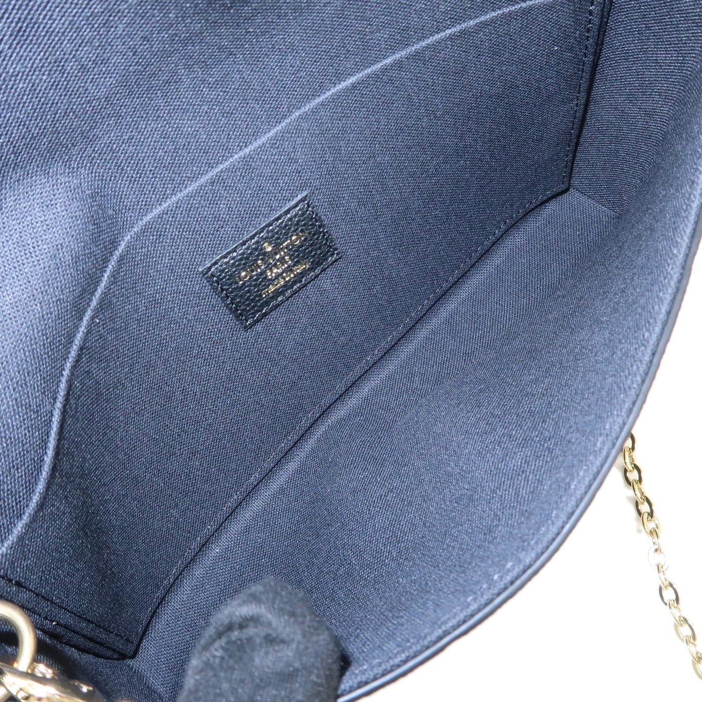 Louis Vuitton Monogram Empreinte Pochette Felicie Noir M82477【Pre-order】