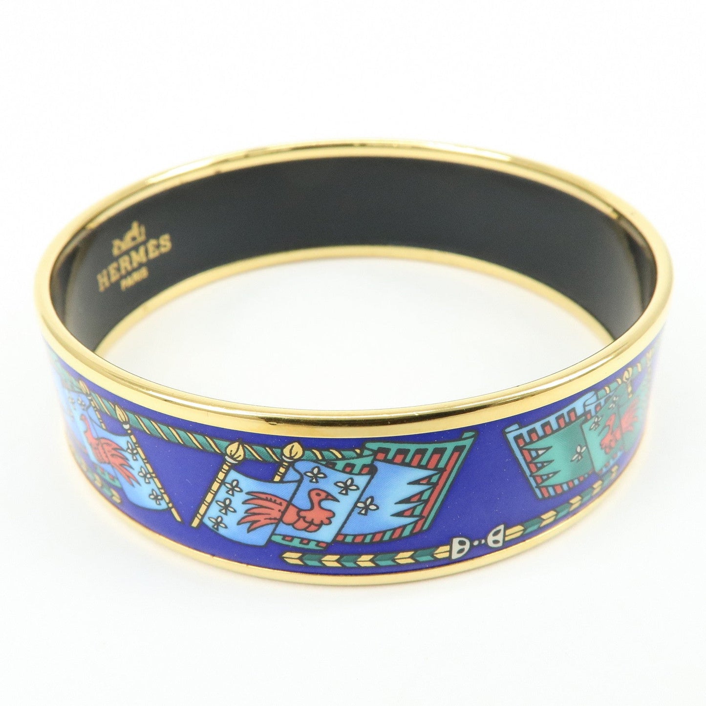 Hermes Email GM Gold Plated Bangle Bracelet【Pre-order】