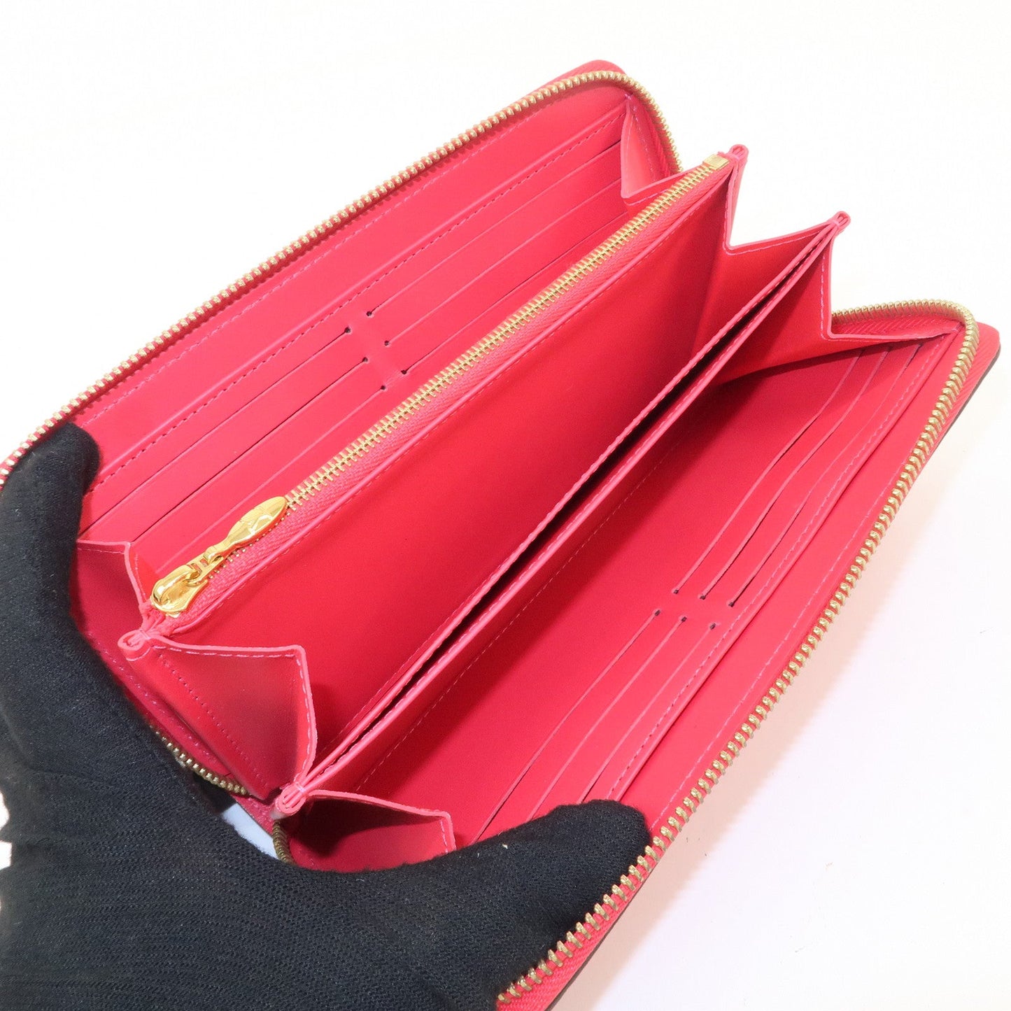 Louis Vuitton Monogram Vernis Round Zippy Wallet Hot Pink M93058【Pre-order】