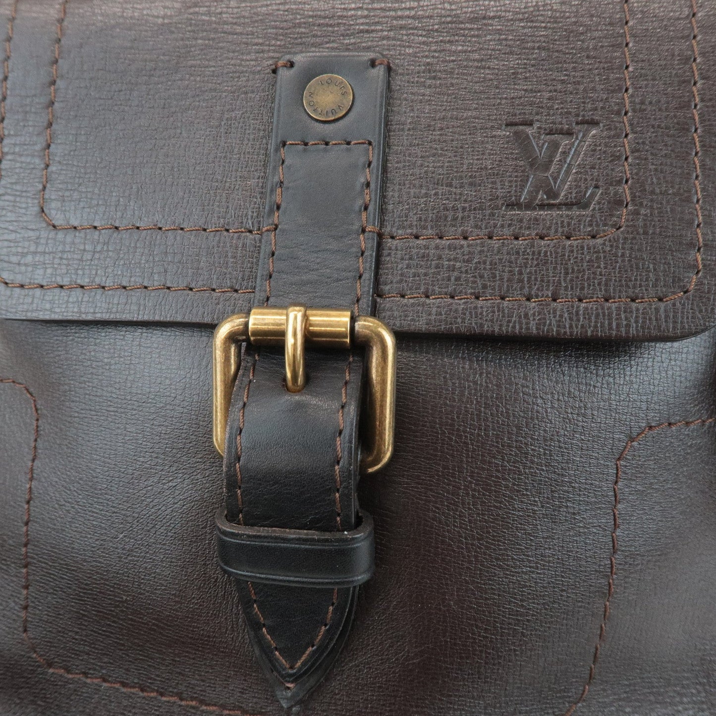 Louis Vuitton Utah Calf Leather Shoulder Bag Crossbody Bag Cafe M92995【Pre-order】