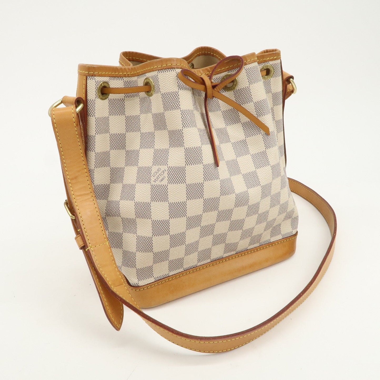 Louis Vuitton Damier Azur Canvas Leather Noe BB Shoulder Bag N41220【Pre-order】