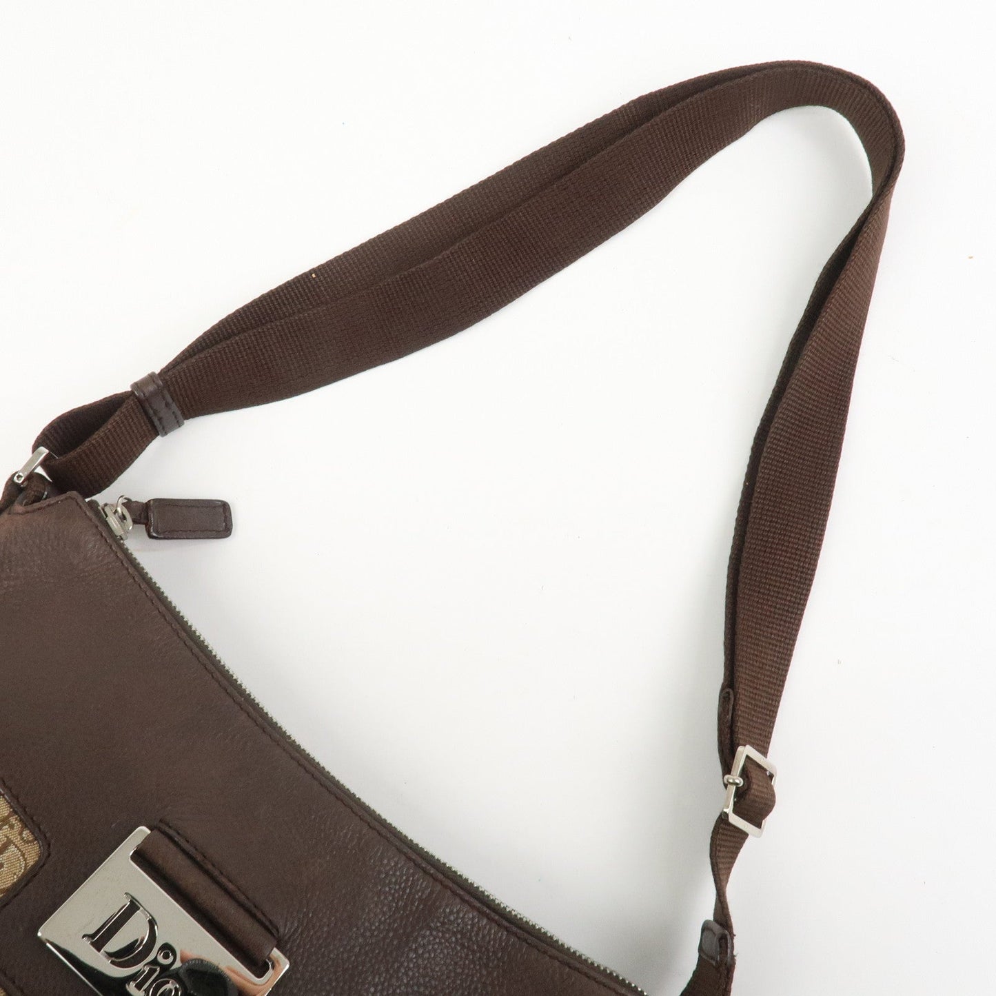 Christian Dior Street Chic Trotter Canvas Leather Shoulder Bag【Pre-order】