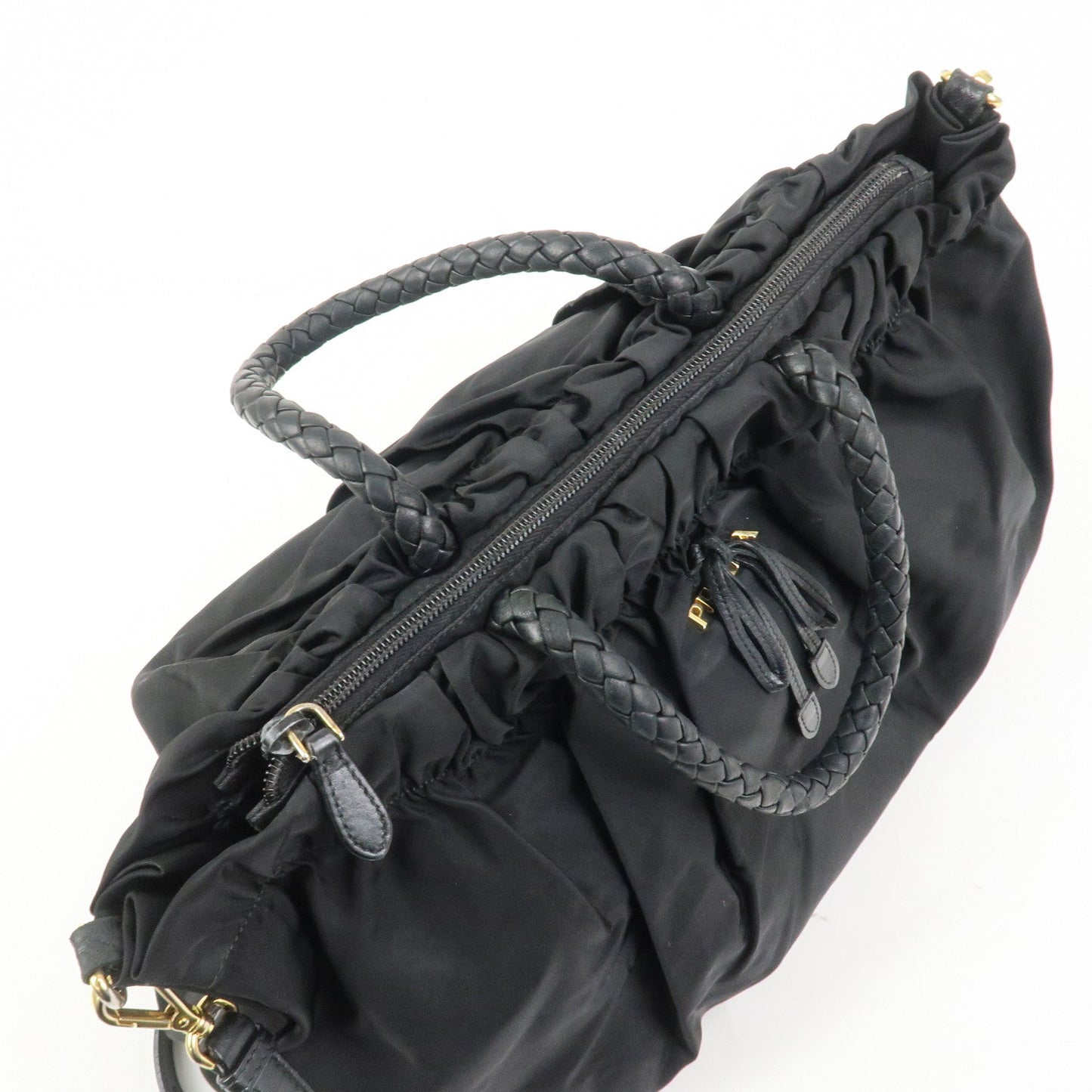 Prada Tessuto Nylon Leather 2Way Bag Tote Bag Shoulder Bag BN1845【Pre-order】