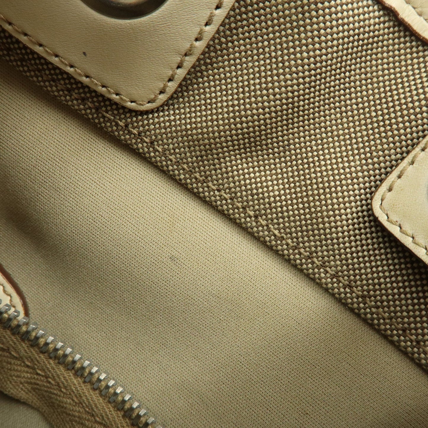 Prada Logo Jacquard Leather Shoulder Bag Crossbody Bag Beige【Pre-order】