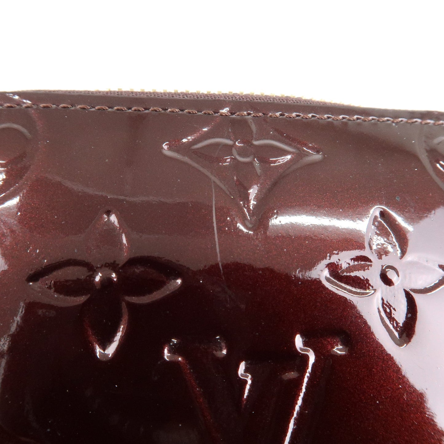 Louis Vuitton Monogram Vernis Zippy Coin Purse Amarante M93607【Pre-order】