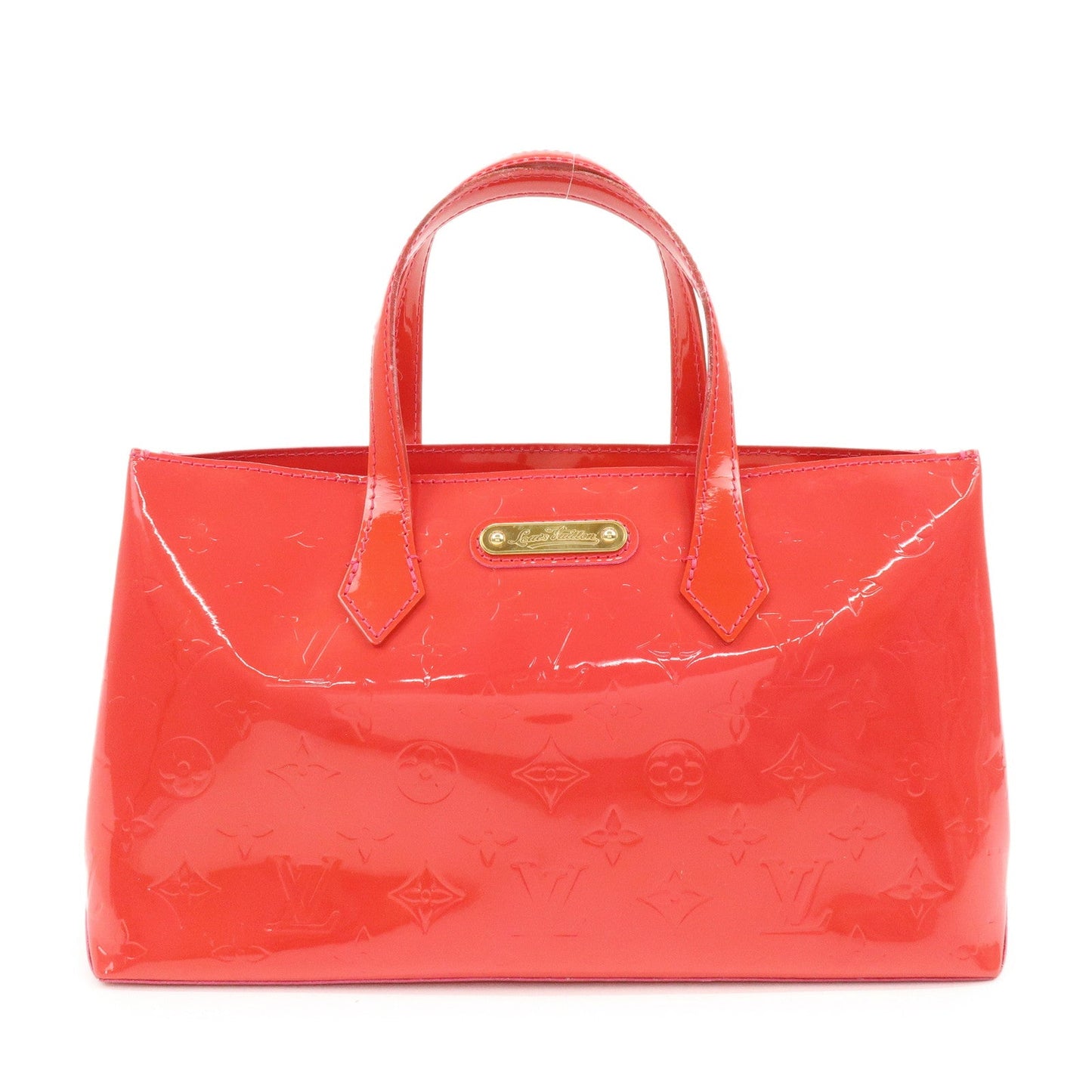Louis Vuitton Monogram Vernis Wilshire PM Hand Bag Rose Pop M93643【Pre-order】