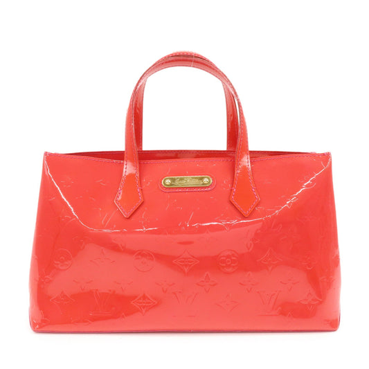 Louis Vuitton Monogram Vernis Wilshire PM Hand Bag Rose Pop M93643【Pre-order】