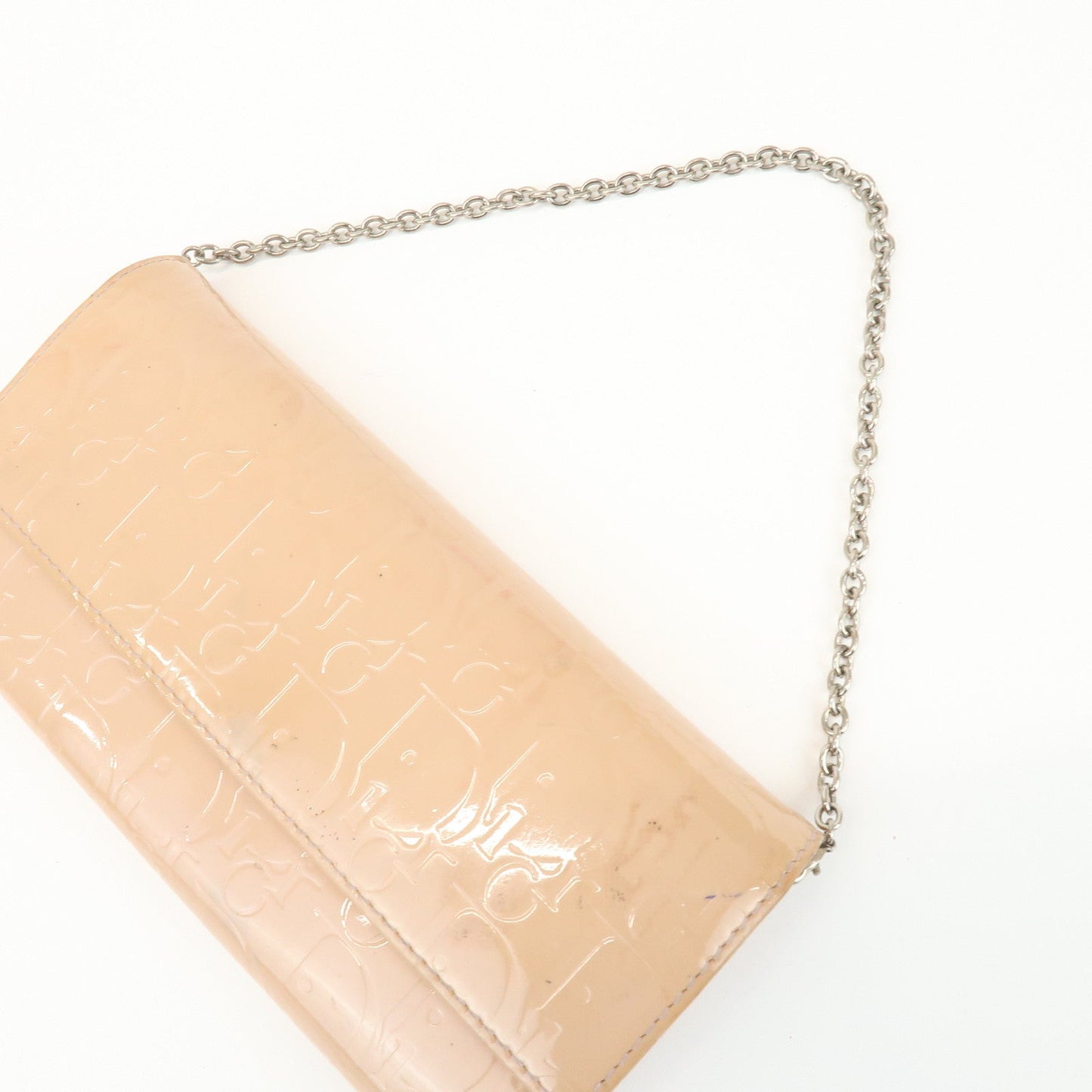 Christian Dior Patent Leather Chain Wallet Long Wallet【Pre-order】