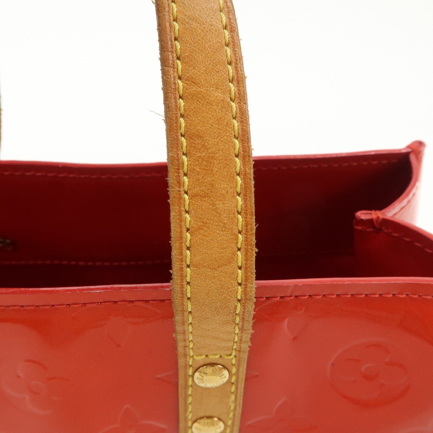 Louis Vuitton Monogram Vernis Lead PM Hand Bag Rouge M91088【Pre-order】