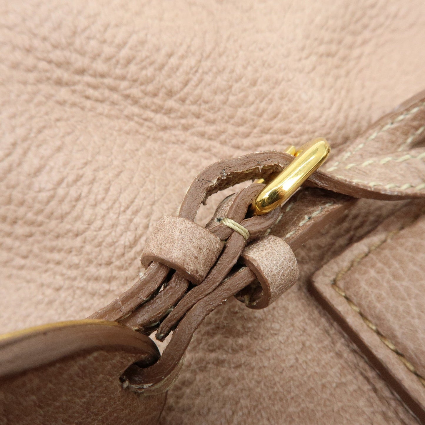 Prada Logo Leather Tote Bag Shoulder Bag Pink【Pre-order】