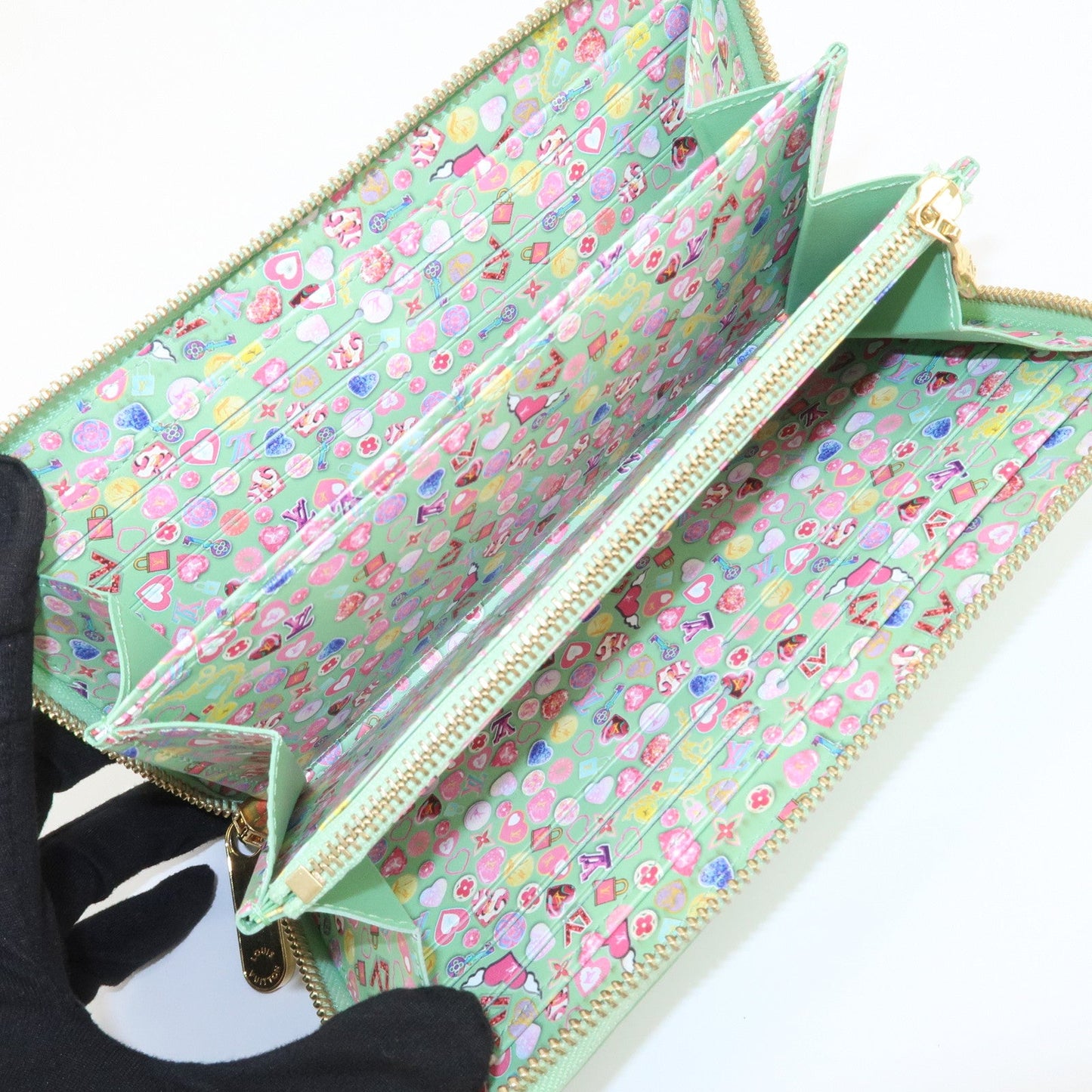 Louis Vuitton Monogram Vernis Zippy Wallet Gummy Apple M82065【Pre-order】