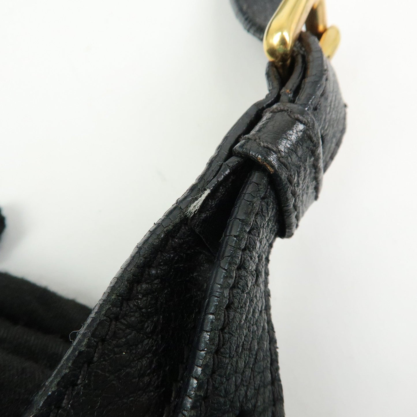 Prada Logo Leather 2Way Bag Hand Bag Shoulder Bag Black BR4083【Pre-order】