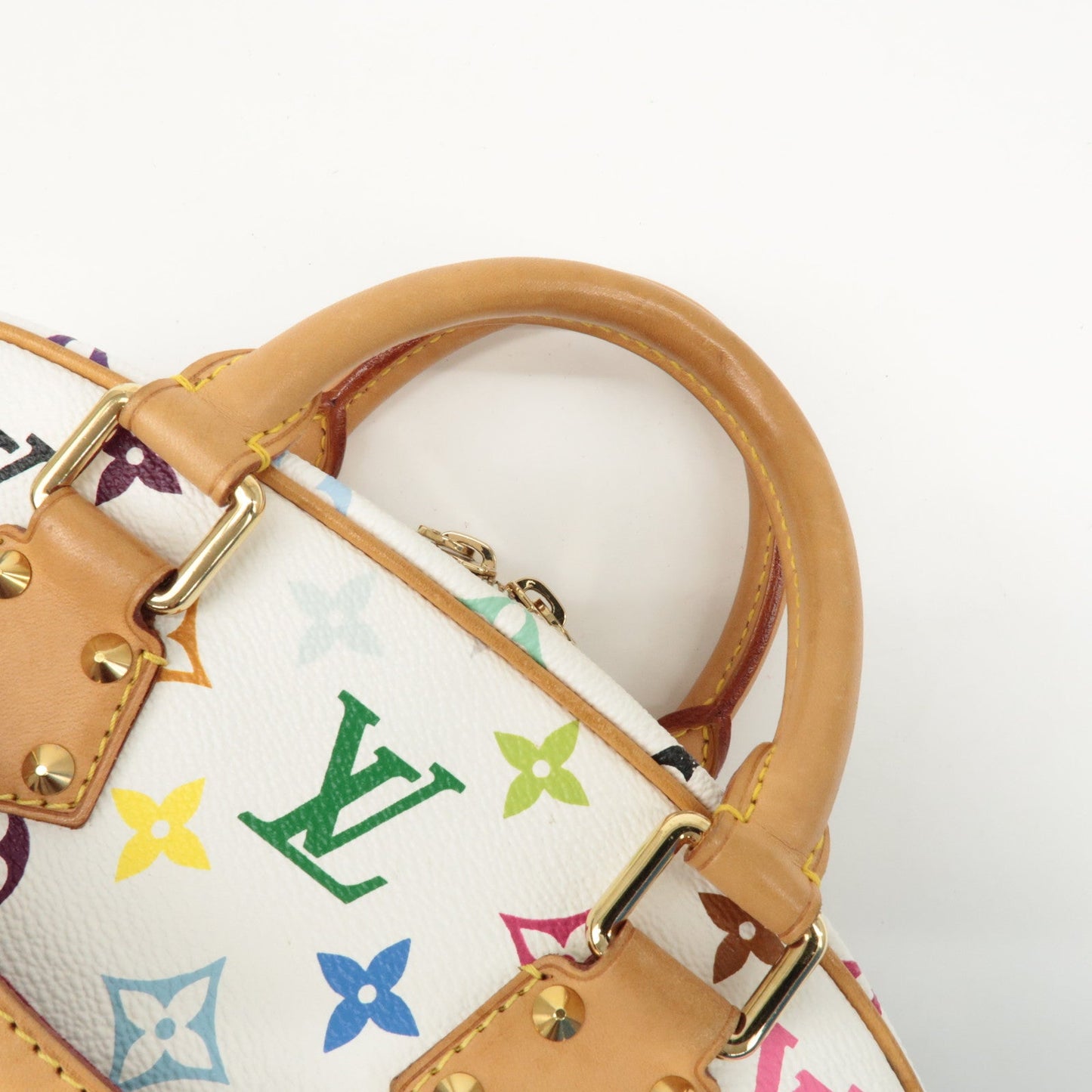 Louis Vuitton Monogram Multicolor Trouville Hand Bag Blanc M92663【Pre-order】