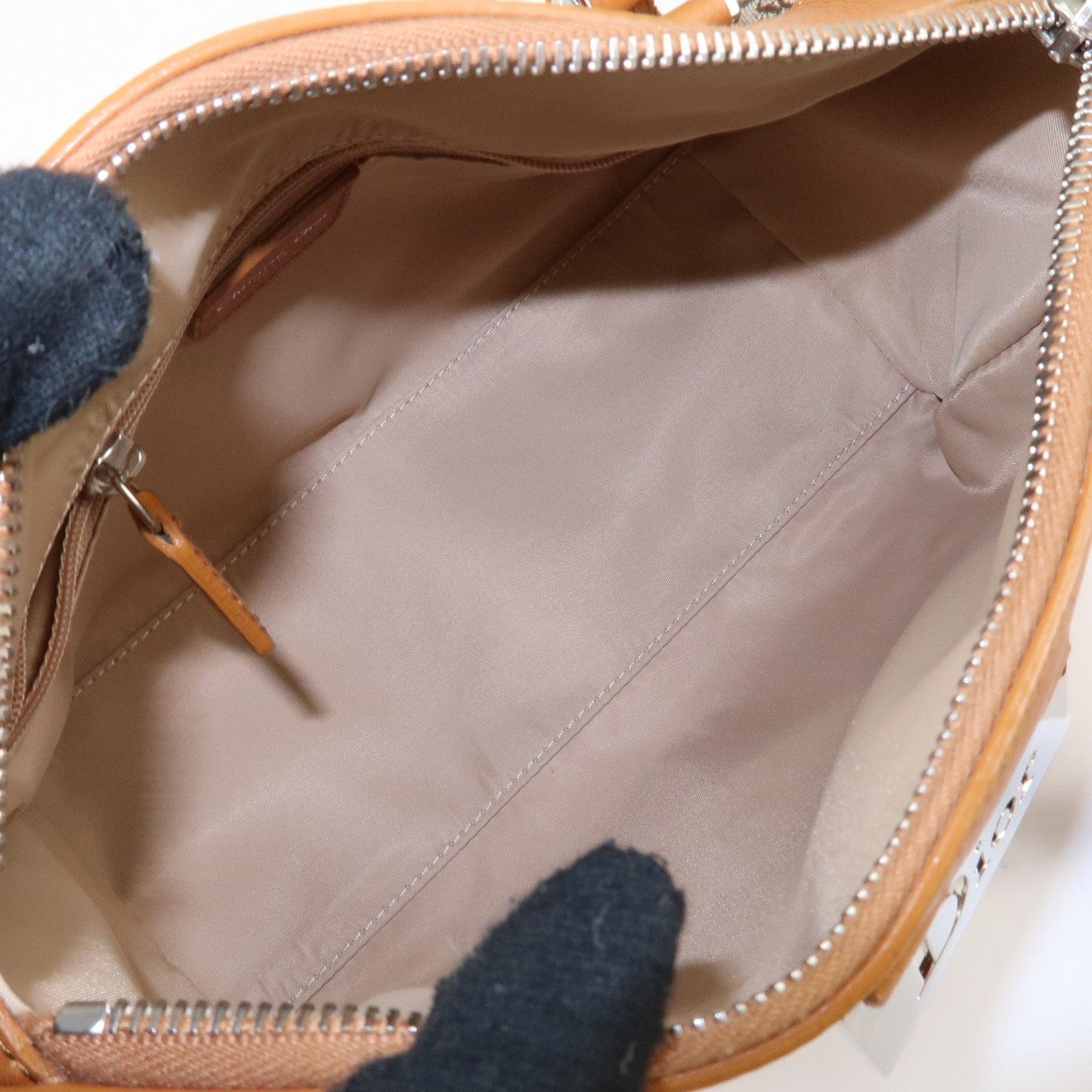 Christian Dior Trotter Canvas Leather Mini Boston Bag Hand Bag【Pre-order】