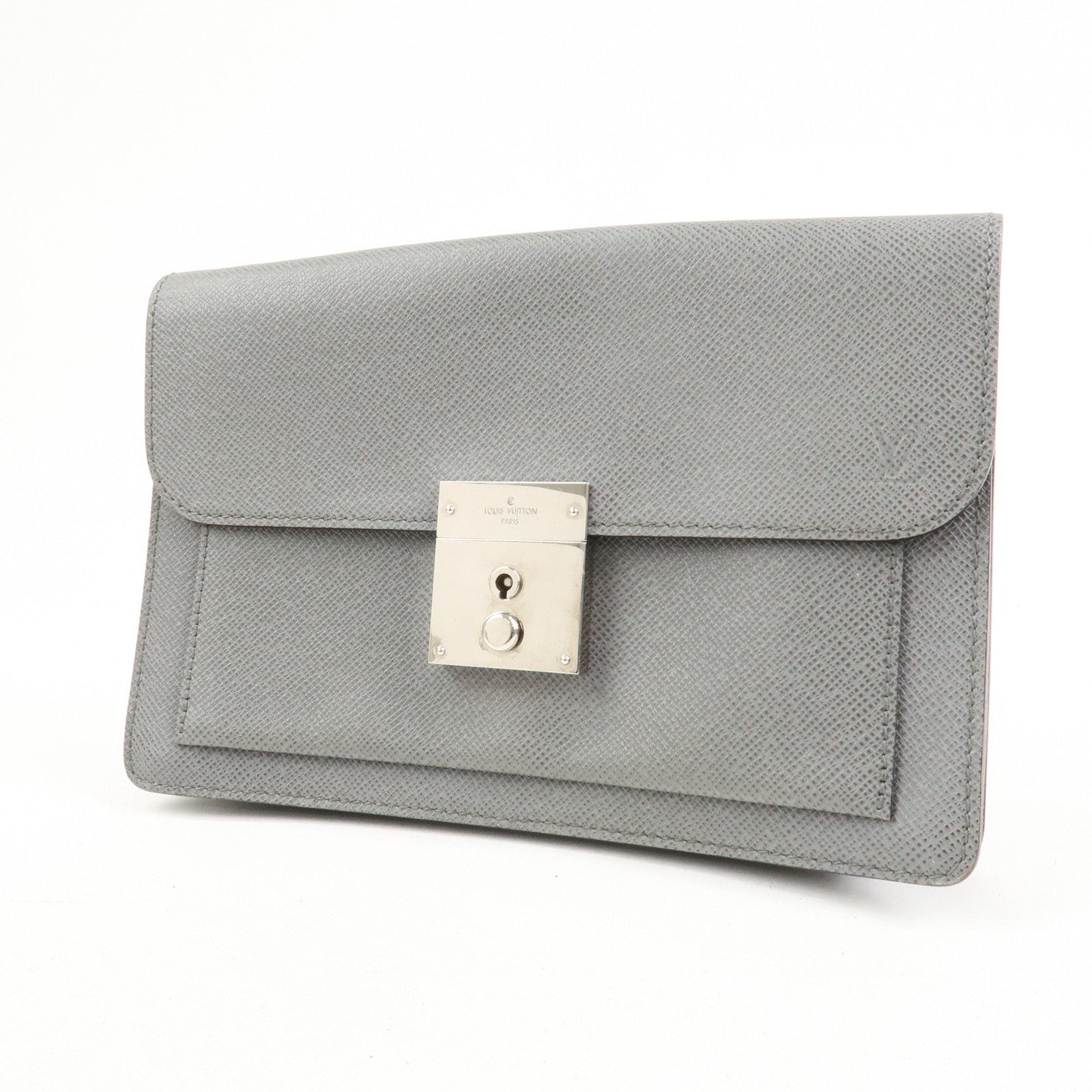 Louis Vuitton Taiga Leather Neo Belaia Clutch Bag Glacier M32683【Pre-order】