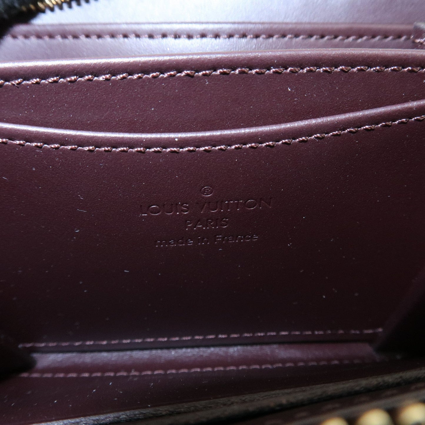 Louis Vuitton Monogram Vernis Zippy Coin Purse Amarante M93607【Pre-order】
