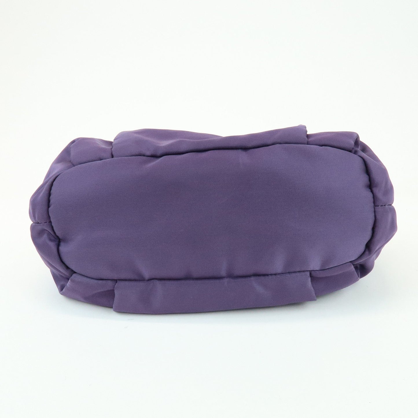 Prada Ribbon Nylon Leather Shoulder Bag Hand Bag Purple BR4237【Pre-order】