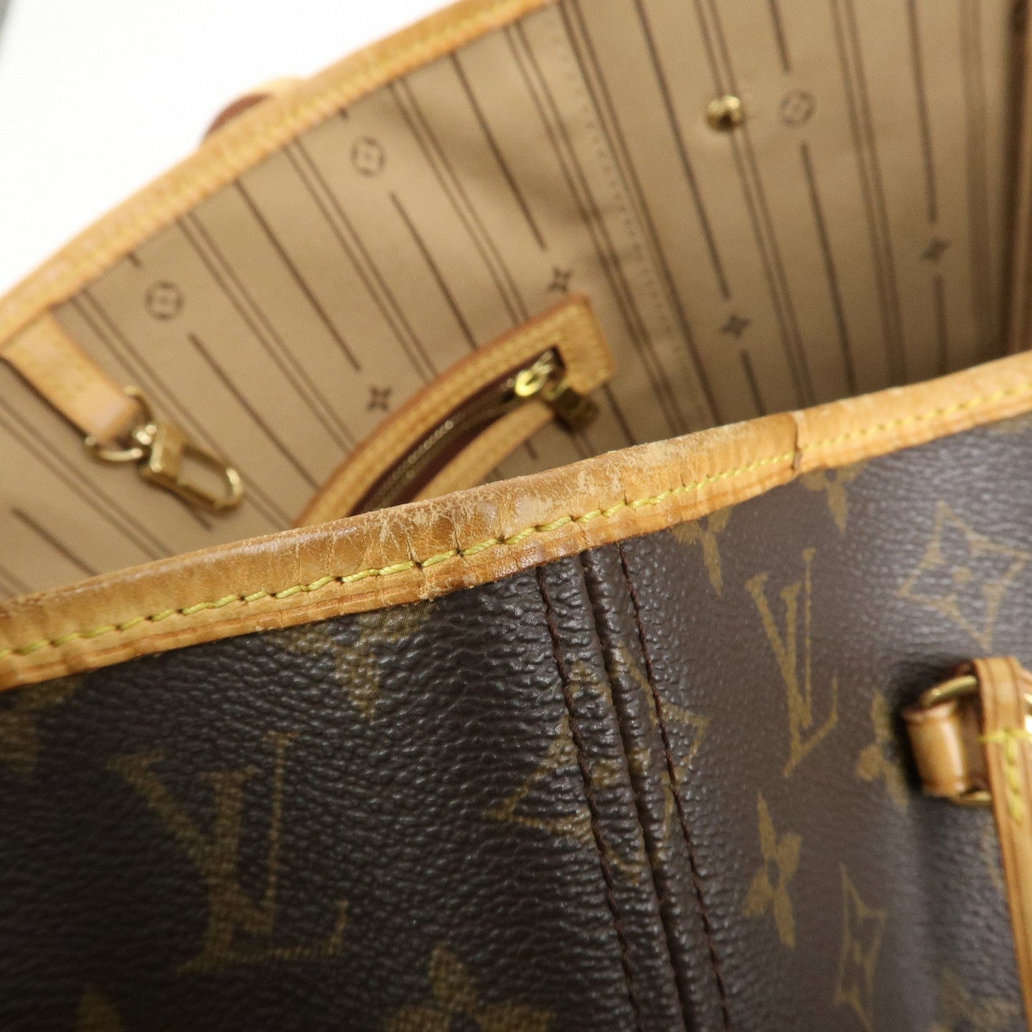 Louis Vuitton Monogram Neverfull MM Tote Bag Brown M40156【Pre-order】
