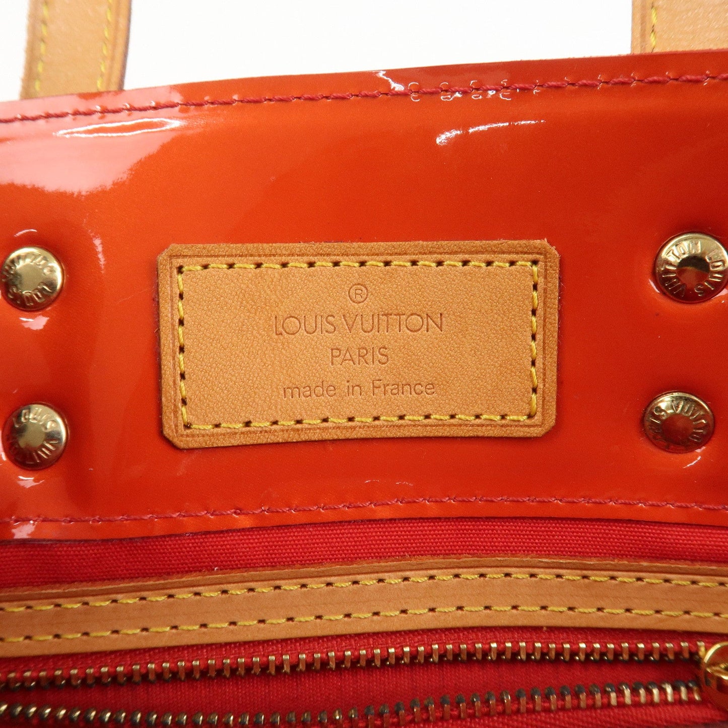 Louis Vuitton Monogram Vernis Lead PM Hand Bag Rouge M91088【Pre-order】