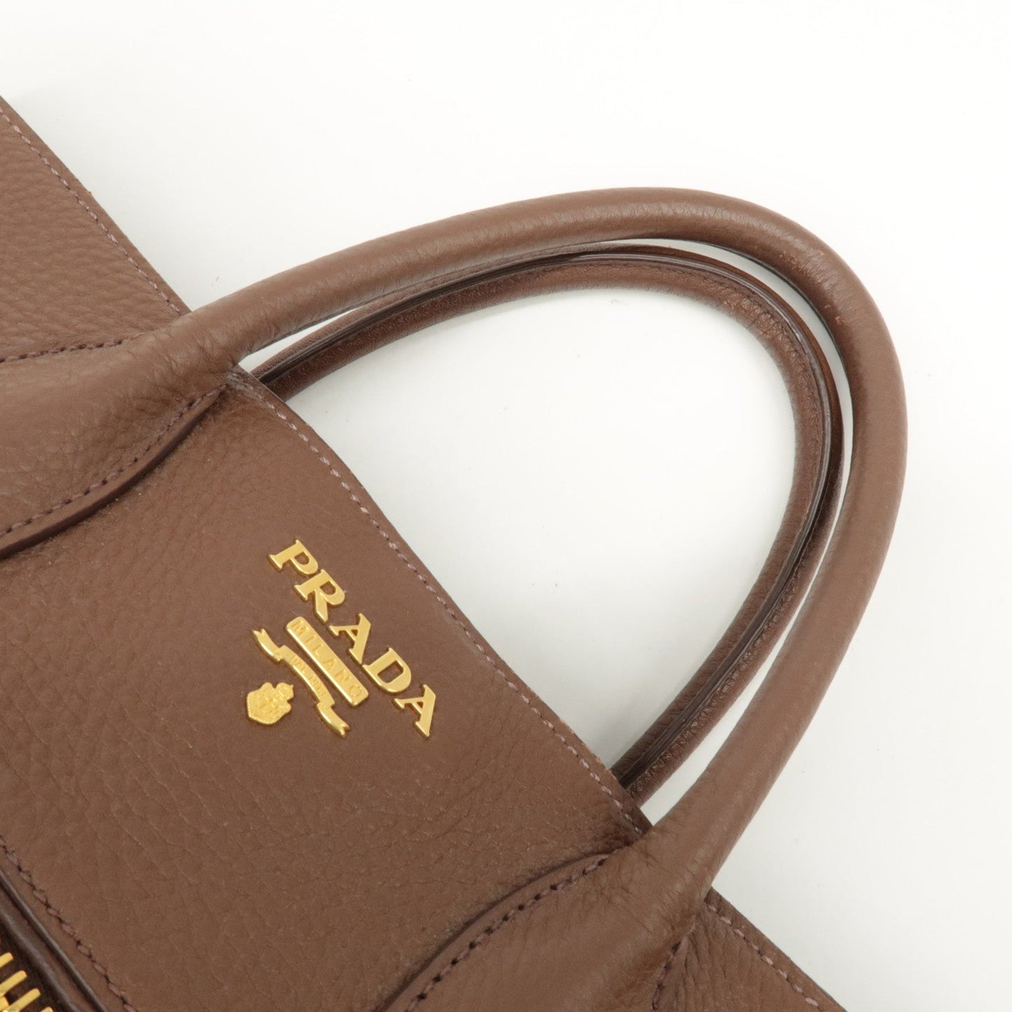 Prada Vitello Daino Leather 2Way Tote Bag Shoulder Bag BN2545 Used【Pre-order】