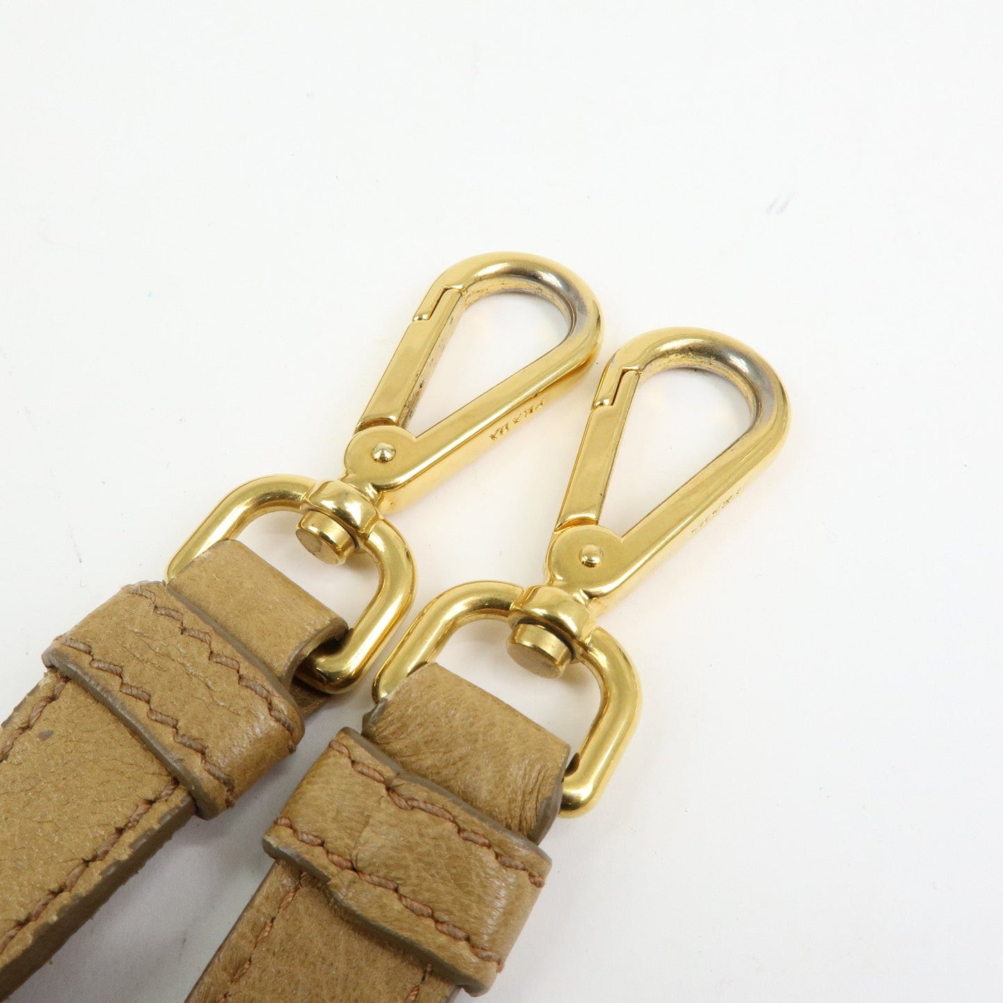 Prada Calf Leather 2Way Bag Hand Bag Shoulder Bag Beige【Pre-order】