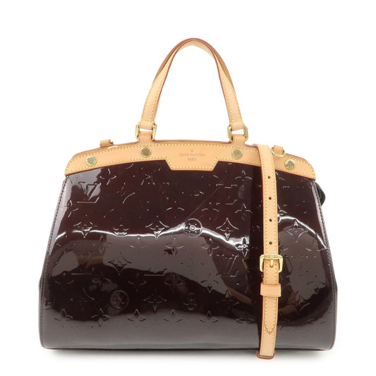 Louis Vuitton Vernis Brea MM 2Way Hand Bag Shoulder Bag Amarante M91619【Pre-order】