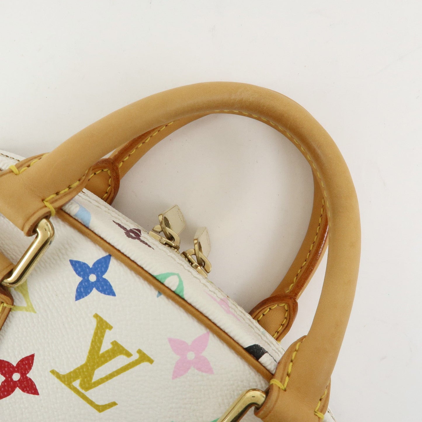 Louis Vuitton Monogram Multicolor Trouville Hand Bag Blanc M92663【Pre-order】
