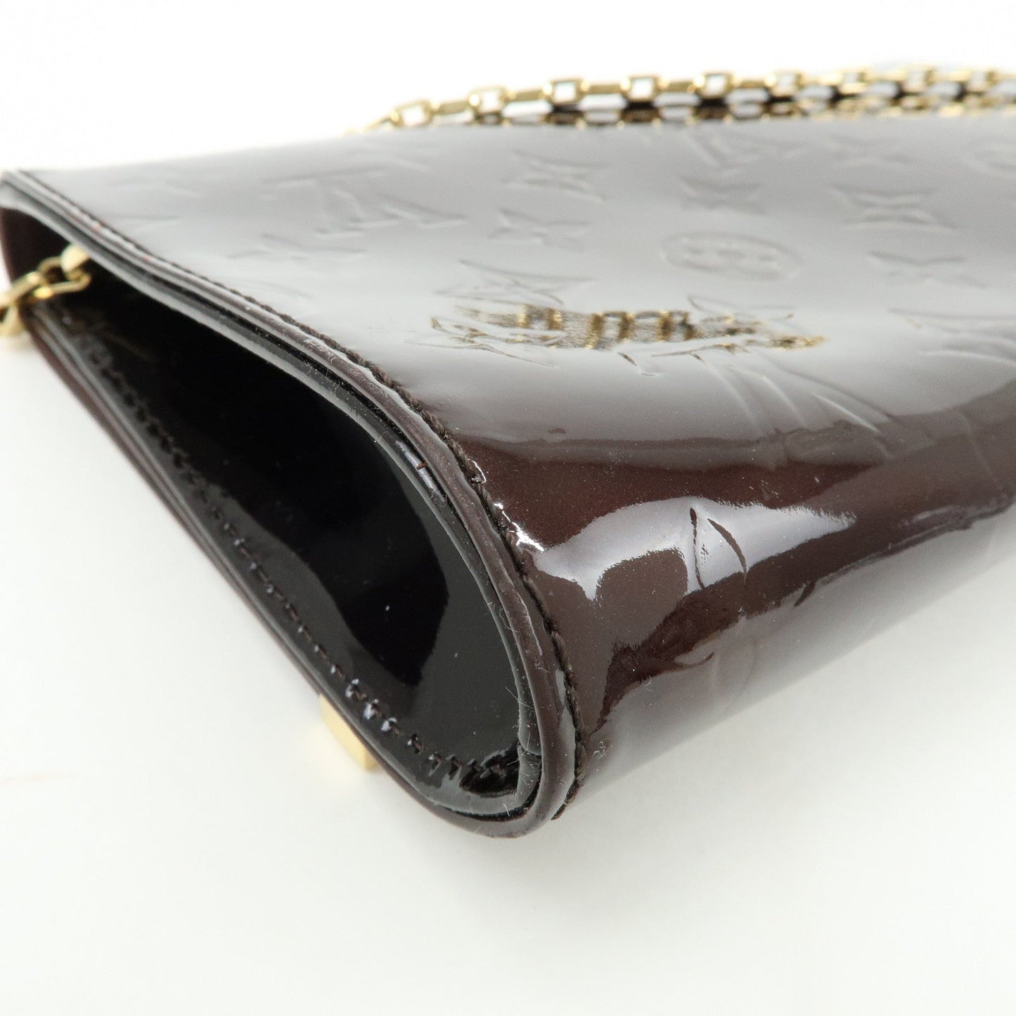 Louis Vuitton Monogram Vernis Clutch Ana Clutch Bag Amarante M90093【Pre-order】