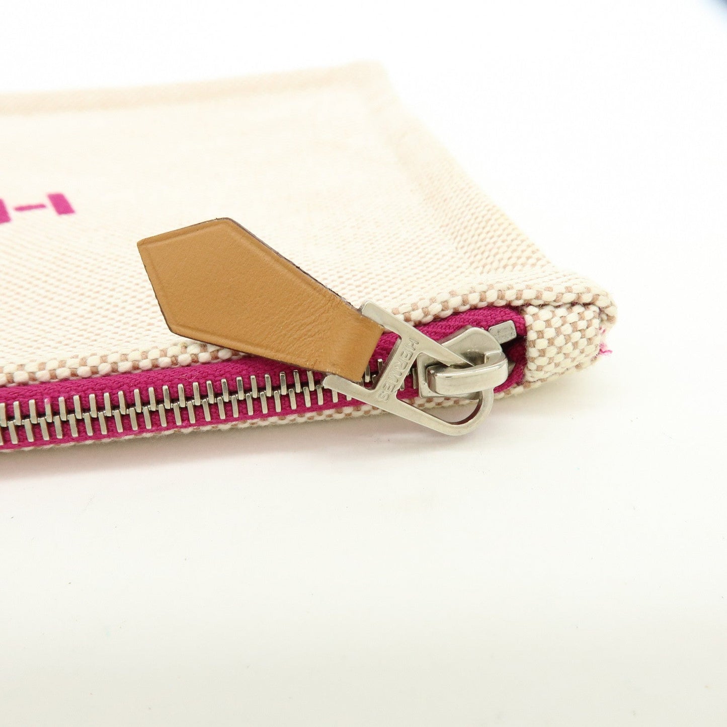 Hermes New Yachting PM Canvas Leather Flat Pouch【Pre-order】